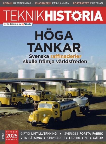 Teknikhistoria – Oktober 2025 Cover