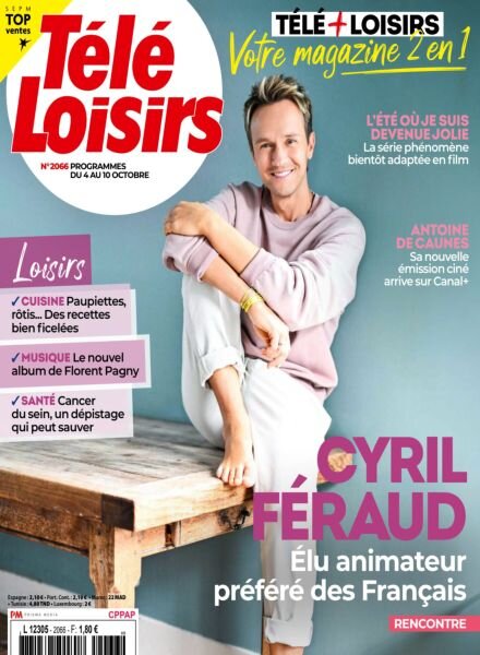 Tele Loisirs – 29 Septembre 2025 Cover