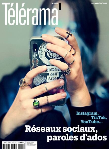 Telerama Magazine – 1er Octobre 2025 Cover