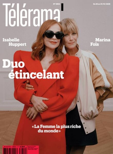 Telerama Magazine – 22 Octobre 2025 Cover