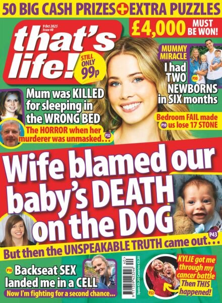 that’s life! UK – 2 October 2025 Cover