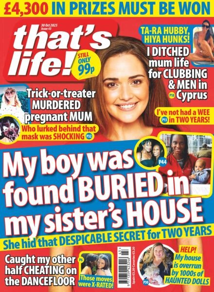 that’s life! UK – 23 October 2025 Cover