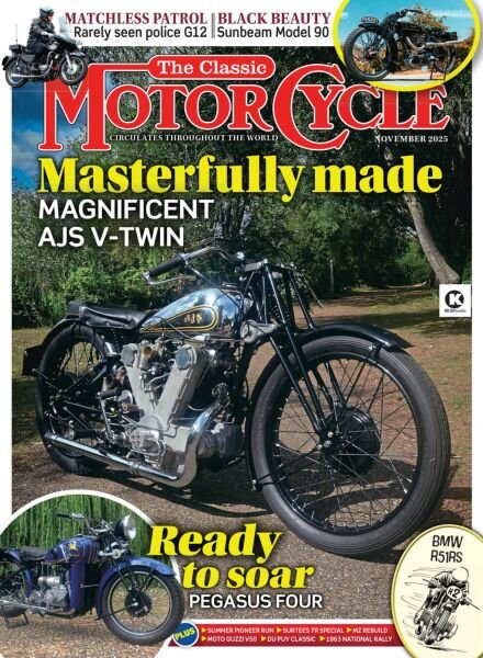 The Classic MotorCycle – November 2025 Cover
