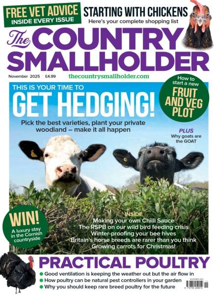 The Country Smallholder – November 2025 Cover