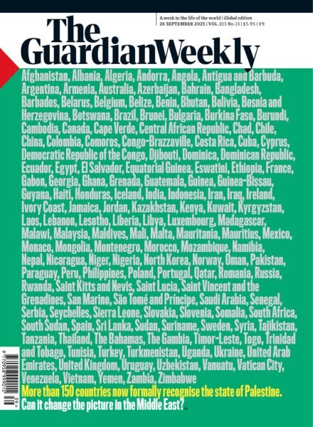 The Guardian Weekly – 26 September 2025 Cover