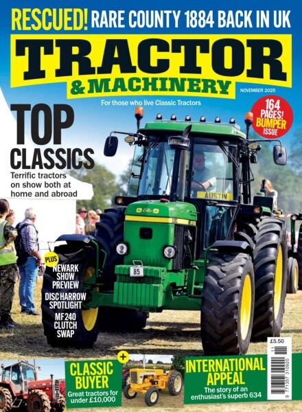 Tractor & Machinery – Novemeber 2025 Cover