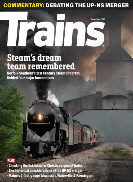 Trains – December 2025 Cover