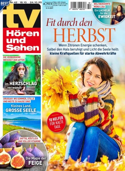 TV Horen und Sehen – 10 Oktober 2025 Cover