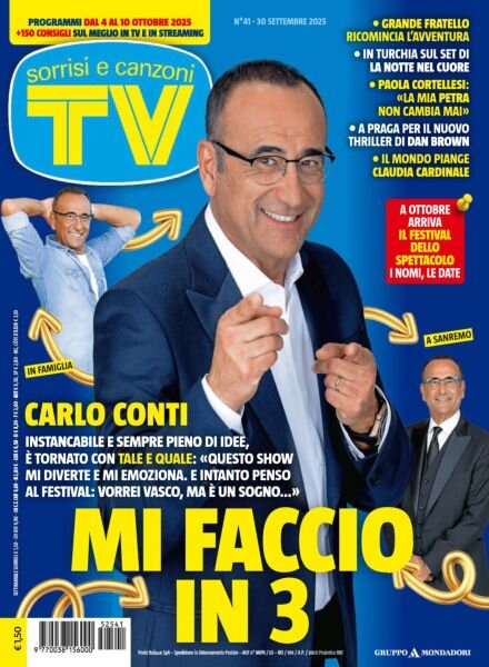 TV Sorrisi e Canzoni – 30 Settembre 2025 Cover