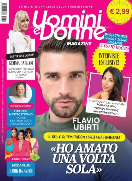 Uomini e Donne – 1 Ottobre 2025 Cover