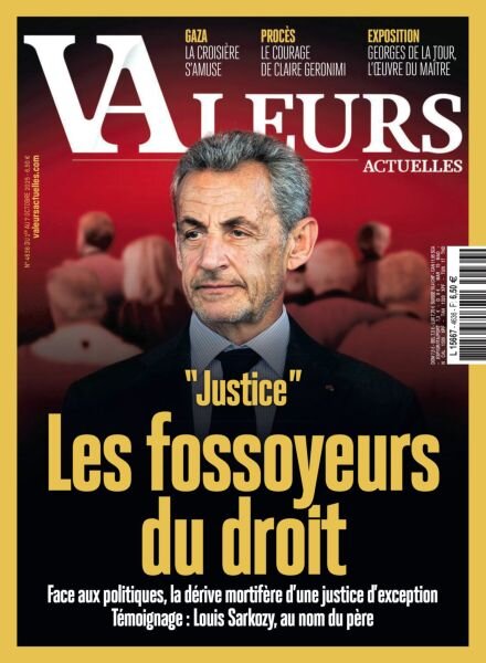 Valeurs Actuelles – 1 Octobre 2025 Cover