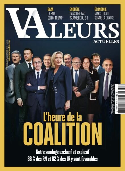 Valeurs Actuelles – 15 Octobre 2025 Cover