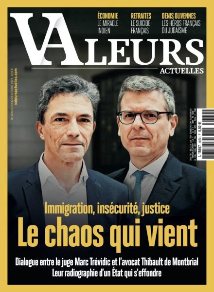 Valeurs Actuelles – 22 Octobre 2025 Cover
