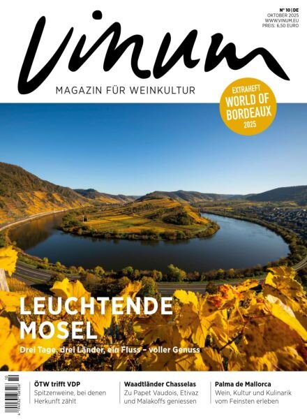 Vinum – Oktober 2025 Cover