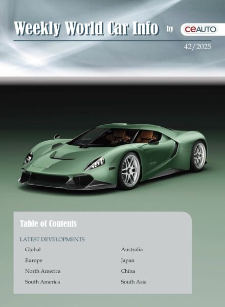 Weekly World Car Info – 18 October 2025 Cover