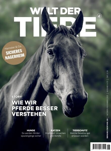 Welt der Tiere – Oktober-November 2025 Cover
