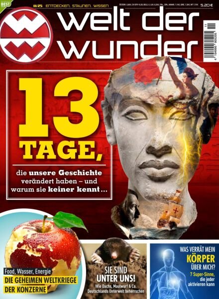 Welt der Wunder – November 2025 Cover