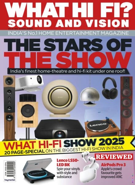 What Hi-Fi Sound and Vision India – October 2025 Cover
