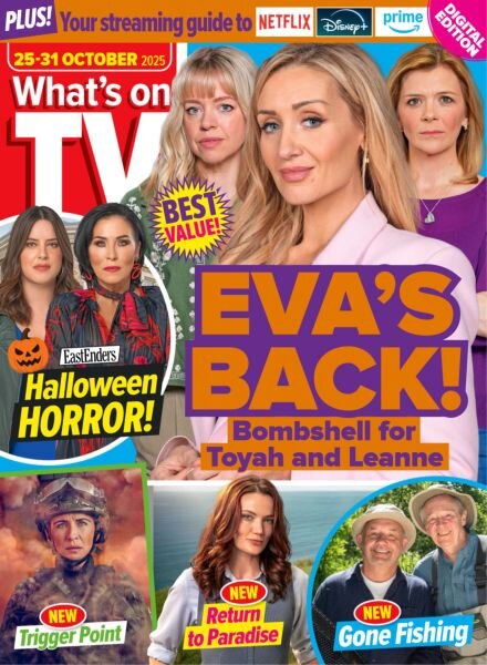 What’s on TV – 25 October 2025 Cover
