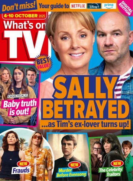 What’s on TV – 4 October 2025 Cover