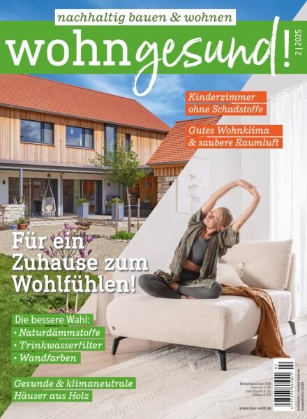 Wohngesund! Magazin – Nr 2 2025 Cover