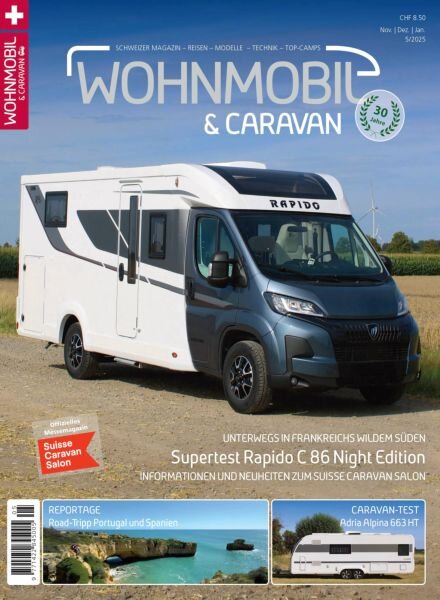 Wohnmobil & Caravan – November-Dezember 2025 – Januar 2026 Cover