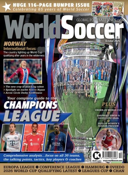 World Soccer – October 2025 Cover