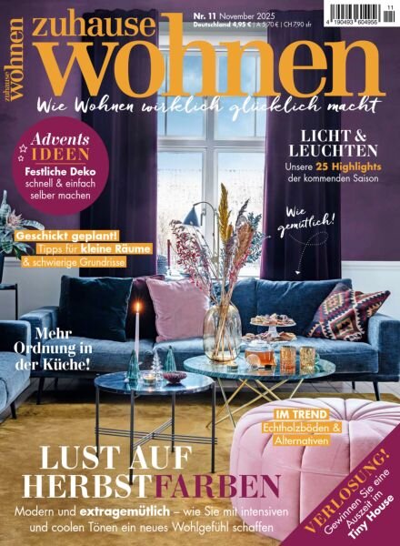 Zuhause Wohnen – November 2025 Cover