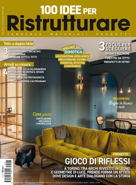 100 Idee per Ristrutturare – Novembre 2025 Cover