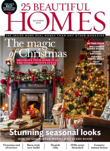 25 Beautiful Homes – December 2025 Cover