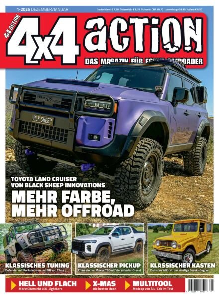 4x4action – Dezember 2025 – Januar 2026 Cover