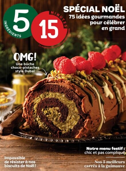 5 Ingredients 15 Minutes – Decembre 2025 Cover