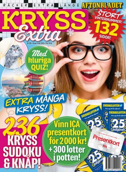 Aftonbladet Kryss Extra – 14 November 2025 Cover