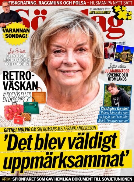 Aftonbladet Sondag – 23 November 2025 Cover