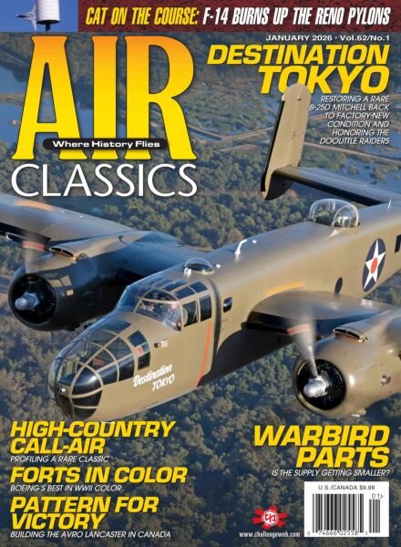 Air Classics Where History Flies! – January 2026 Cover