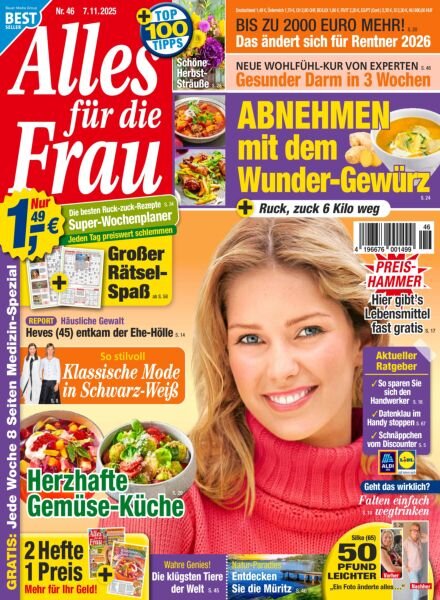 Alles fur die Frau – 7 November 2025 Cover