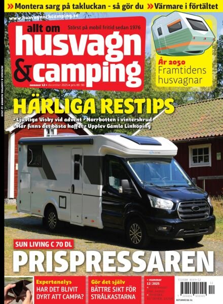 Allt om Husvagn & Camping – November 2025 Cover