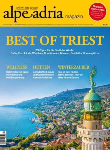 Alpe Adria Magazin – Dezember 2025 Cover