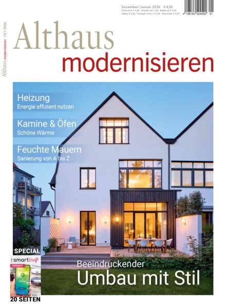 Althaus Modernisieren – Dezember 2025 – Januar 2025 Cover