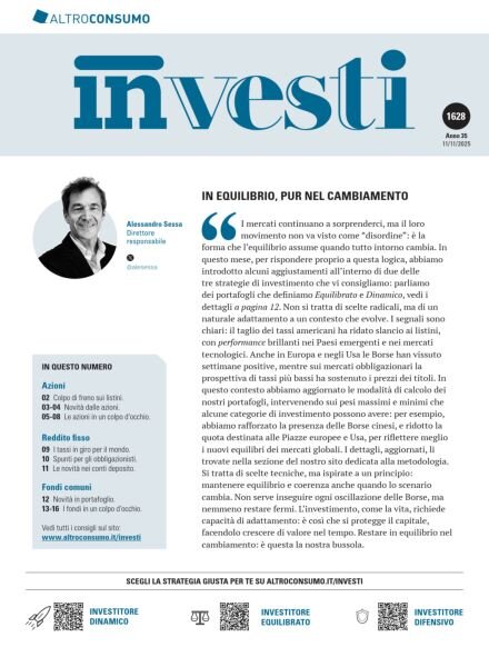 Altroconsumo Investi – 11 Novembre 2025 Cover