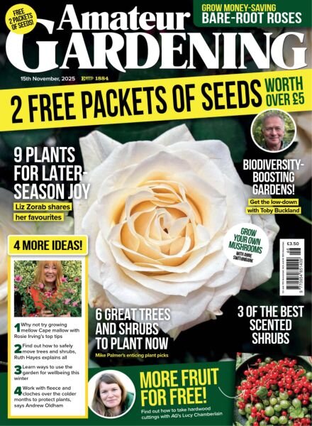 Amateur Gardening – 15 November 2025 Cover