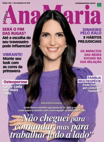 AnaMaria – 7 Novembro 2025 Cover