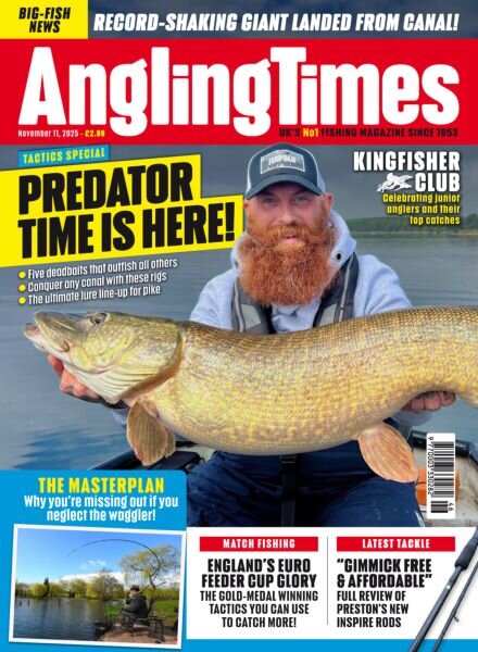 Angling Times – 11 November 2025 Cover
