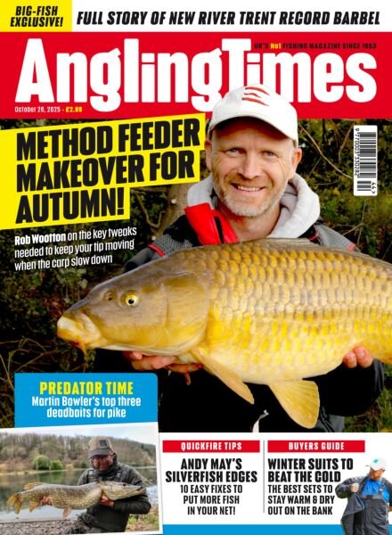 Angling Times – 28 October 2025 Cover