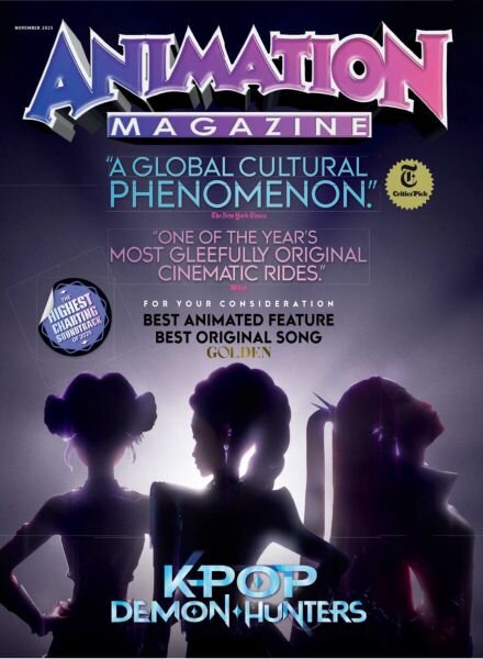 Animation Magazine – November 2025 Cover