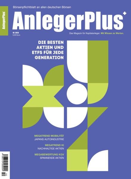 AnlegerPlus – 8 November 2025 Cover