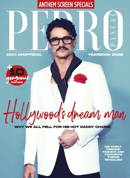 Anthem Screen Specials – Pedro Pascal – Yearbook 2026 Cover