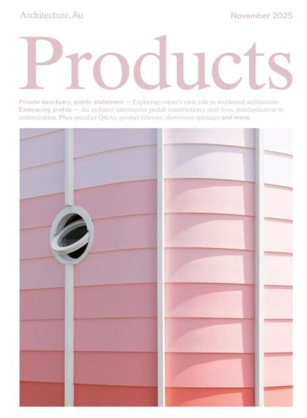 Architecture Au Products – November 2025 Cover