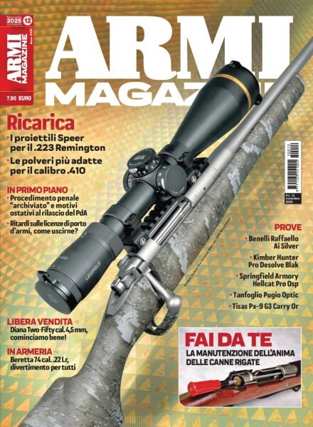 Armi Magazine – Dicembre 2025 Cover