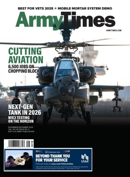 Army Times – November-December 2025 Cover